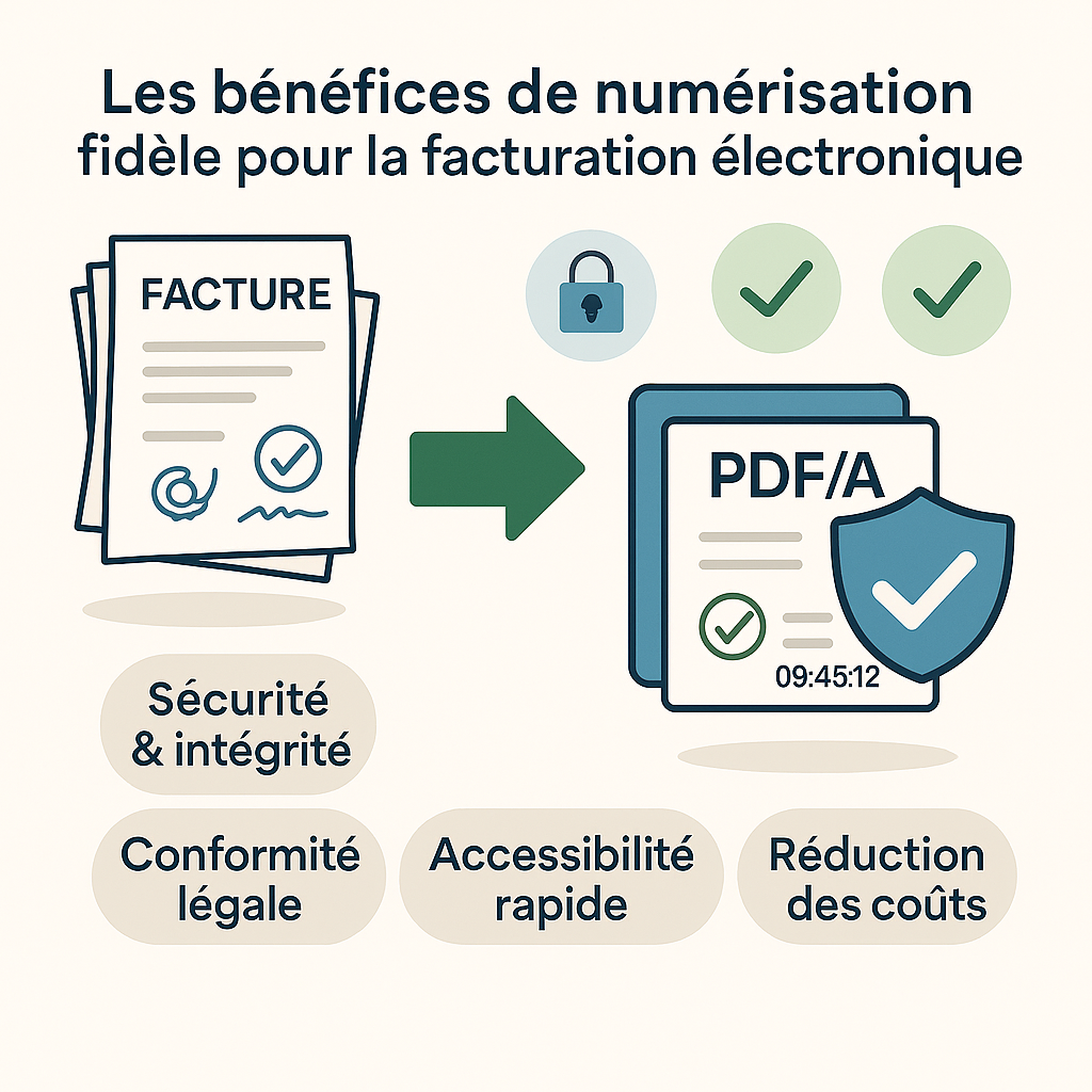 numérisation fidèle - facturation électronique