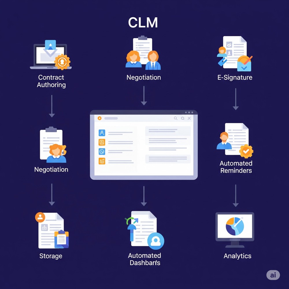 Solution CLM - cycle de vie contrats